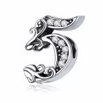 Ezüst charm, 5-ös szám