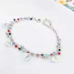 Gyöngyös karkötő, Crystal AB, Swarovski köves