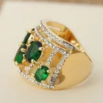 Egyedi köves gyűrű, Swarovski köves