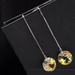 Köves fülbevaló, Swarovski köves