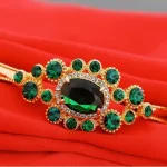 Ovális és kerek köves karperec, Swarovski köves