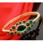 Ovális és kerek köves karperec, Swarovski köves