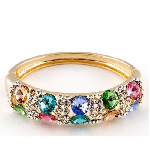 Köves karperec, Multicolor, Swarovski köves