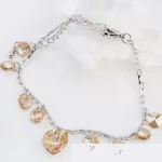 Szív és kör kraktötő, Kristály GSHA, Swarovski köves