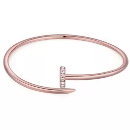 Hajlított henger karperec, Rose Gold