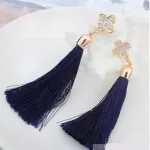 Nemzeti stílusú fülbevaló, Tanzanite