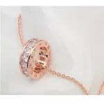Karika medálos nyaklánc, Rose Gold