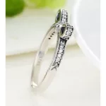 Ezüst gyűrű, masni motívummal, 6