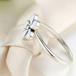 Virág ezüst gyűrű , 6