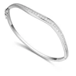 Ovális karperec, Rhodium