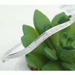 Ovális karperec, Rhodium