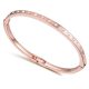 Klasszikus ovális karperec, Rose Gold