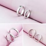 Ezüst férfi karikagyűrű, 10