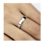 Ezüst férfi karikagyűrű, 10