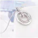 Koncentrikus körös ékszerszett Swarovski kristállyal díszített