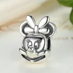 Ezüst Minnie egér charm 