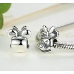 Ezüst Minnie egér charm 