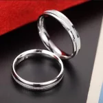 Ezüst női karikagyűrű, 8