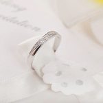 Férfi karikagyűrű, ezüst, állítható