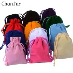 Ékszer zsák, rózsaszín, 7x9 cm