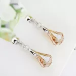 Vízcsepp formájú ékszerszett Swarovski kristállyal díszített, GSHA