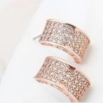 Félkör alakú fülbevaló, Rose Gold