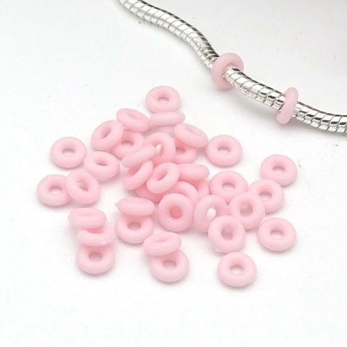 Charm stopper szilikon, rózsaszín 1 db