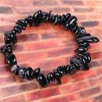 Meditációs karkötő, fekete turmalin 