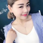 Csepp formájú ékszerszett Swarovski kristállyal díszített, akvamarin