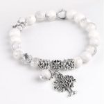 Meditációs karkötő, howlit 