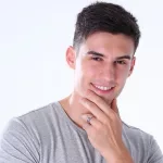 Férfi karikagyűrű, nemesacél, ezüstszínű, 12 