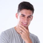 Férfi karikagyűrű, nemesacél, ezüstszínű, 9 