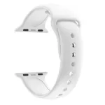 Apple watch óraszíj, szilikon, 38 mm, fehér