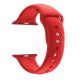 Apple watch óraszíj, szilikon, 42 mm, piros