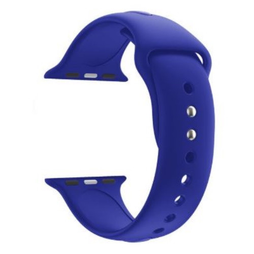 Apple watch óraszíj, szilikon, 42 mm, kék
