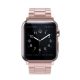 Apple watch óraszíj, nemesacél, 38 mm, rózsaszín