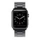 Apple watch óraszíj, nemesacél, 38 mm, fekete