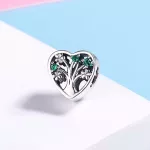 Ezüst charm, életfa