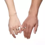 Férfi karikagyűrű ezüst sávval, nemesacél, arany színű, 11 