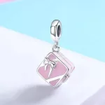 Ezüst ajándékcsomag charm cirkóniumkristállyal 