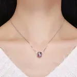 Ezüst charm, virág