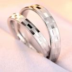 Ezüst férfi karikagyűrű, csiszolt, 8-as méret