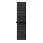 Apple watch óraszíj, nejlon, 42 mm, fekete