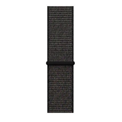 Apple watch óraszíj, nejlon, 42 mm, fekete