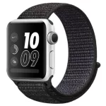 Apple watch óraszíj, nejlon, 38 mm, fekete