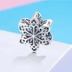 Ezüst hópihe charm  