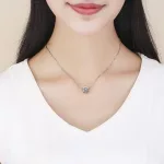Ezüst hópihe charm  