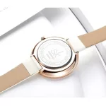 Shengke női karóra, fehér-rózsaarany