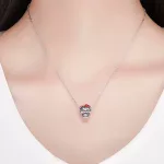 Ezüst charm, koponya