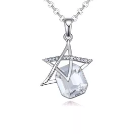   Nyaklánc csillagszem medállal, Swarovski kristállyal díszített, kristály